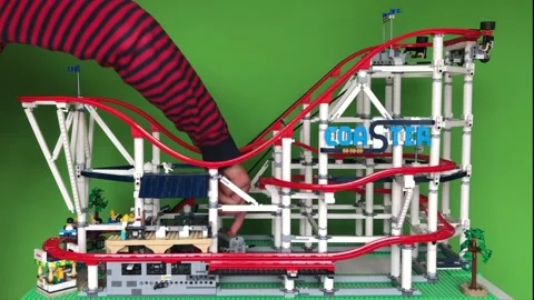 Rollercoaster Stock Footage 138014018