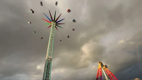 Rollercoaster Galway Stock-Footage 94834221