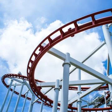 Rollercoaster Foto stock
