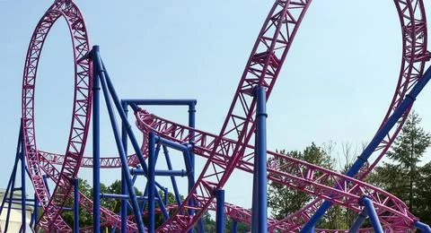 Rollercoaster Fotos de archivo