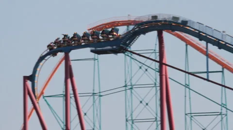 Rollercoasters 5017 Stock Footage 1103932