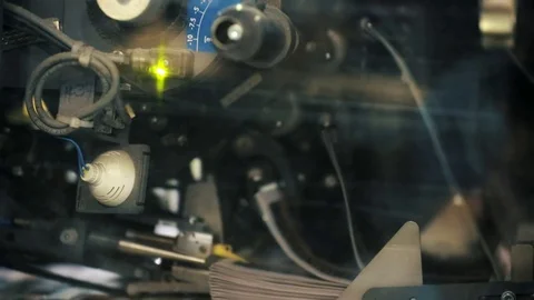 Rollers conveyor belt in process. Stock Footage 112212004