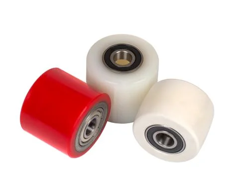 Rollers for lifting equipment Stock Photos