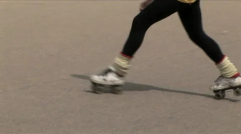 Rollerskater1 Stock Footage 10585304
