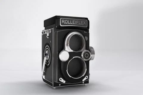 Rollieflex Camera Stock Illustration