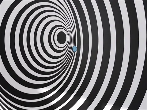 Rolling and hypnotic spiral Stock Footage 78801020