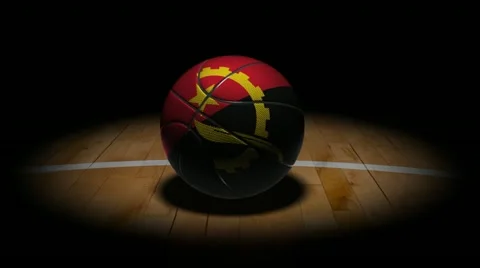 Rolling angolan basketball into the light 動画素材 21887598