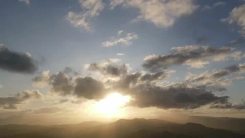 Rolling Awesome Clouds Stock Footage 229757716