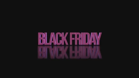 Rolling Black Friday Text Animation Stock Footage 306051690