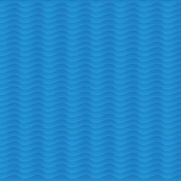 Rolling Blue Waves Illustrazione stock