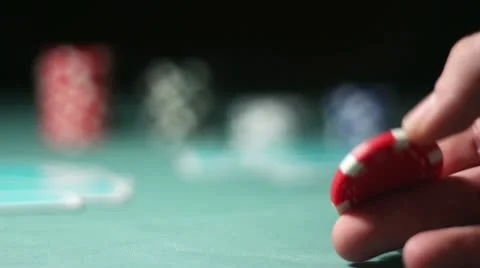 Rolling Casino Chips Stock-Footage 10794479
