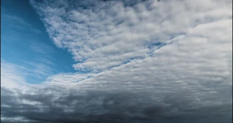 Rolling Cloud Blanket Timelapse 4K Stock Footage 113121399