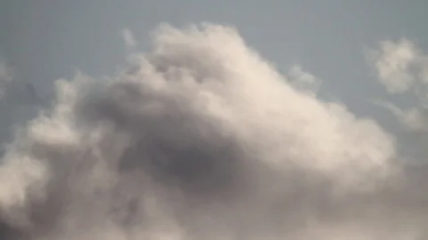 Rolling Cloud With Wave Curl Stock Footage 121924793