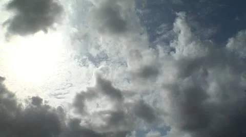Rolling Clouds Stock Footage 12761482