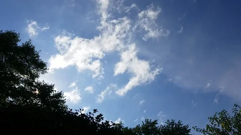 Rolling clouds Stock Footage 94495553