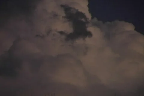 Rolling Clouds with Lightning Stock-Footage 353336