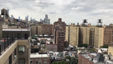 Rolling clouds over the metropolis 動画素材 164602854