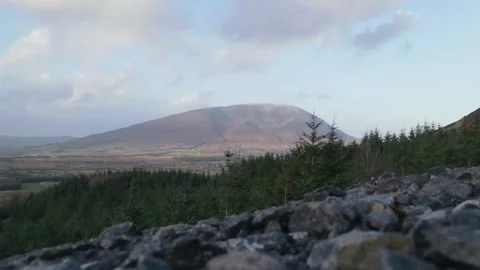 Rolling clouds over Nephin hyperlapse Stock Footage 292024843
