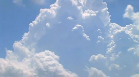 Rolling Clouds Time Lapse Stockbeeldmateriaal 136945