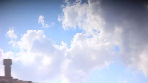Rolling Clouds Time Lapse Stock Footage
