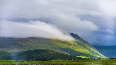 Rolling clouds timelapse Stock Footage 102799273