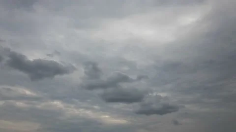 Rolling Clouds Timelapse -Moving In and Out- Sunset 스톡 동영상 205749478