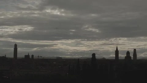 Rolling clouds timelapse over Verona. Stock Footage 199443160