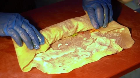 Rolling Crepe Stock Footage 319949963