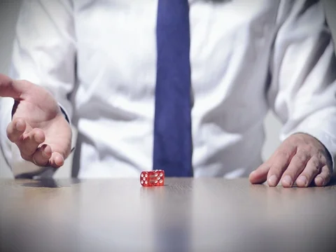 Rolling the dice Stock Footage 80281462