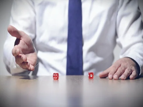 Rolling the dice Stock Footage 80281644