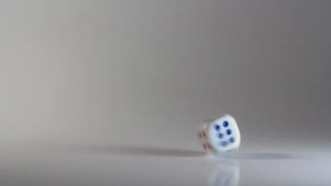 Rolling dice Stock Footage 95828047