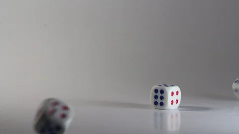 Rolling dice Stock Footage 95828165