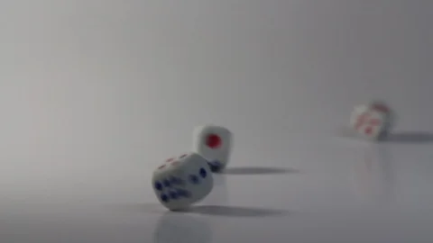 Rolling dice Stock Footage 95828206