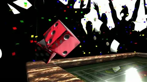 Rolling Dices 1 + 1 Stock-Footage 22085198