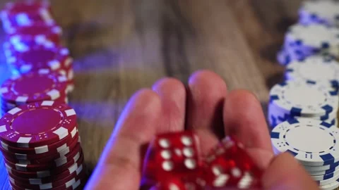 Rolling the dices Stock Footage 160913734