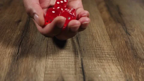 Rolling the dices Stock Footage 160913926