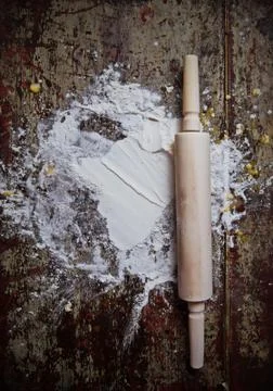 Rolling the dough Stock Photos