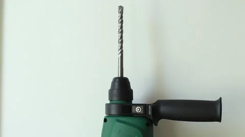 Rolling drill on white background Vídeo Stock 65371086