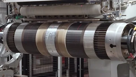 Rolling Drum Forming Tire Machine in Action at Car Tires Plant Stock Video Stock Footage 85894817