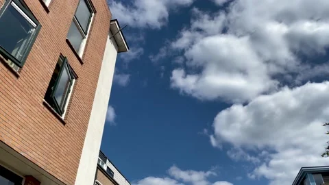 Rolling dutch cloudy sky motion time lapse Stock-Footage 152539256