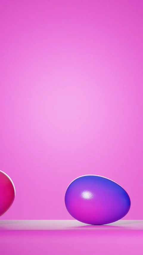 Rolling easter egg on  background. Looped video 스톡 동영상 267623390