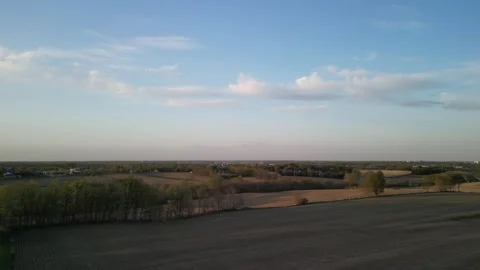 Rolling eastern Iowa hills Stock Footage 300195355