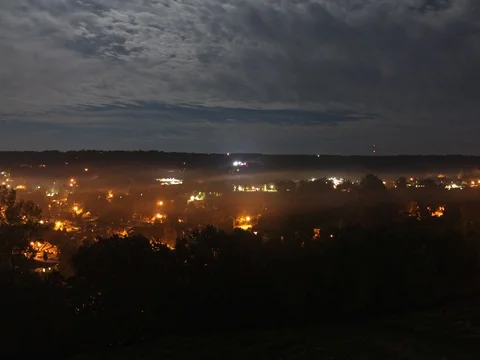Rolling Fog Timelapse over Hermann Stock Footage 82411388