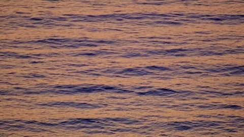 Rolling generic waves at sunset aerial Oregon Coast Oregon 46 Stock Footage 81862024