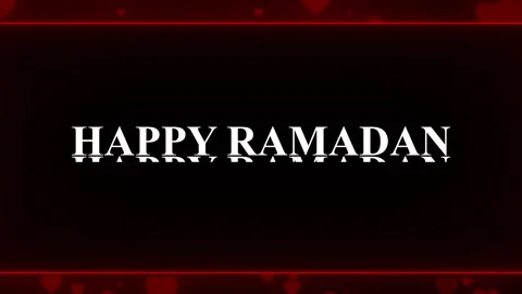 Rolling Happy Ramadan Animation Video Stock Footage 302018816