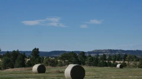 Rolling hills Farm Stock Footage 48480320