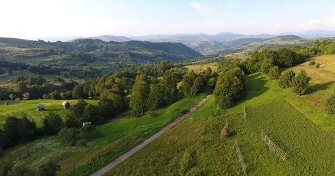 Rolling Hills Stock Footage 98072410