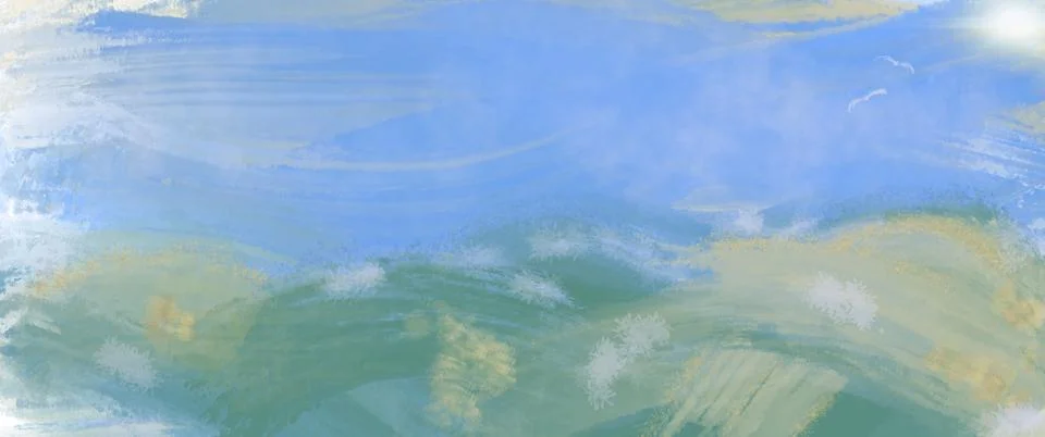 Rolling Hills Stock Illustration