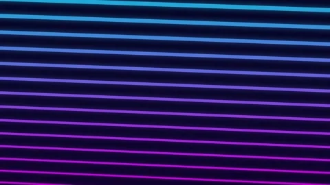 Rolling horizontal slanted lines pattern in pink and turquoise on navy blue Stock Footage 270056775