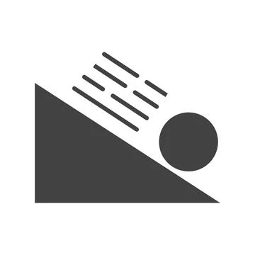 Rolling icon vector image. Stock Illustration